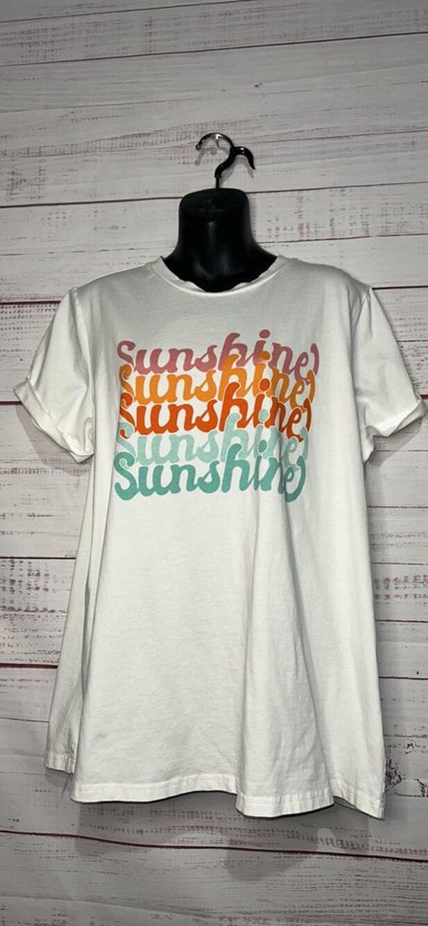 New Boutique “Sunshine” Tee XL
